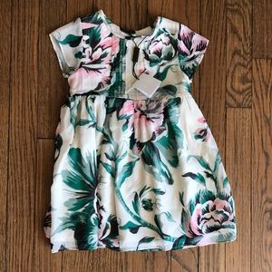 Burberry Mini Teresa Peony Dress